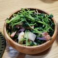 もものはちみつ's cooksnap of when they made ☆豆苗・ベーコン・エリンギの炒め物☆.