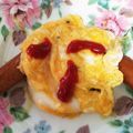 夢夢555's cooksnap of when they made 簡単朝食キャベツ炒めにスクランブルエッグ.