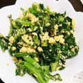 ばんぷ☆'s cooksnap of when they made 菜の花と玉子のからしマヨ炒め◎お弁当に♪.