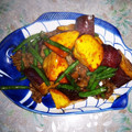 サスケ飯's cooksnap of when they made さつまいもと牛肉の中華風炒め煮.