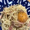 kikibaby's cooksnap of when they made クリームチーズめんたいのカルボナーラ.