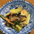 キ＊ラ's cooksnap of when they made 宮城旬野菜　ちぢみ雪菜のチャプチェ風.