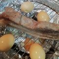 れーちゃん09's cooksnap of when they made 鍋を使って香ばし麦茶燻製で自家製ベーコン.