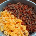 iccya's cooksnap of when they made 鶏そぼろ丼★人参玉ねぎ入り☆お弁当にも！.