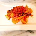 ナピト's cooksnap of when they made 簡単。夕食！えびケチャップソース炒め.