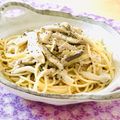 クココ♪♪'s cooksnap of when they made 簡単キノコとツナの和風クリームパスタ♪.