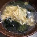 わたるんママ's cooksnap of when they made 簡単♪かき玉わかめスープ☆.