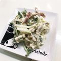蒼の雫sp's cooksnap of when they made 新玉とサラダチキンの簡単カレーマヨサラダ.