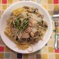 ekmom's cooksnap of when they made 和風✤ツナとおろしの温パスタ.