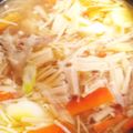 koimicha's cooksnap of when they made リメイク★手羽元煮物を参鶏湯風スープに！.