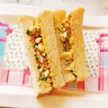 ナピト's cooksnap of when they made 青じそ好きの！ツナ卵サンド.