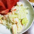 クックHNA☆'s cooksnap of when they made 春キャベツと エビの マヨわさび サラダ.