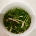 YOU1416's cooksnap of when they made ベーコンと水菜のコンソメスープ.