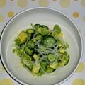 紅茶とチーズケーキ's cooksnap of when they made アボカドとキュウリのさっぱりグリーンサラダ.