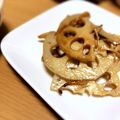 Sac’HiNa's cooksnap of when they made 蓮根ベーコンきのこのガーリックバター醤油.
