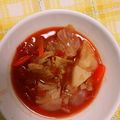 のりこa's cooksnap of when they made 圧力鍋で簡単ミネストローネ.