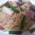 ♪アンジェラ♪'s cooksnap of when they made いんげんとエリンギのパスタ.