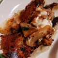 eiyoushi's cooksnap of when they made 王将の餃子でキムチーズ餃子.