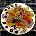 そうたんたんたんたん's cooksnap of when they made 豚肉とパプリカの炒め物.
