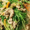 kokoa23's cooksnap of when they made 豚小間と豆苗のジンジャーペッパー炒め♪.