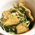 きーきりん's cooksnap of when they made 節約♪油揚げと水菜の煮物♪.