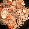 3人の幸せママ's cooksnap of when they made 豚バラと蓮根とこんにゃくのきんぴら.