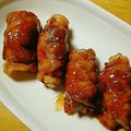 mimianko's cooksnap of when they made お弁当に！豚薄切り肉のチーズ照り焼き巻き.