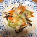 くじらがーる's cooksnap of when they made 長ねぎと椎茸のマヨネーズグラタン.