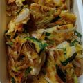 しまいんこ's cooksnap of when they made チャーハンの素でもやしとニラのチヂミ.