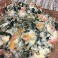 ホッカホカ's cooksnap of when they made 簡単☆春菊とベーコンのチーズ焼き.