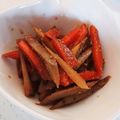 こてたす's cooksnap of when they made フライパンで簡単♡ごぼうのゴマ味噌和え.