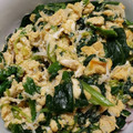 ナンバン's cooksnap of when they made ほうれん草としらす❤卵あんをかけて〜❤.