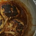 kyokoha's cooksnap of when they made 豆腐で柔らか☆煮込みハンバーグ♥簡単☆.