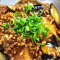 cocomammy_'s cooksnap of when they made 花椒香る甘辛揚げ茄子麻婆丼.