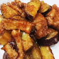 yknobi's cooksnap of when they made うまっ！鶏肉とさつまいもの甘酢あん.