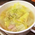 卵せんべい's cooksnap of when they made 白菜とツナのスープ.