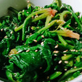 焙煎茶漬け's cooksnap of when they made ほうれん草と春菊のからし和え.