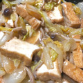meomeotang's cooksnap of when they made 簡単☆白菜と厚揚げの中華炒め.