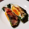 あーにャん's cooksnap of when they made お弁当に彩り☆ほうれん草入りハムエッグ.