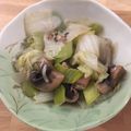 MatchaPup's cooksnap of when they made 簡単中華・白菜と長ねぎの塩炒め.