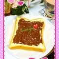 ☆なあなクック☆'s cooksnap of when they made 簡単♡チョコトースト♡板チョコで♡.