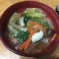 sa☆chi☆'s cooksnap of when they made 醤油こうじで作る鶏団子汁鍋.