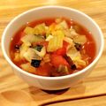 Aloha☆★'s cooksnap of when they made ダイエット脂肪燃焼スープミネストローネ風.