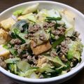 ☆かおりんごりら☆'s cooksnap of when they made 厚揚げキャベニラ甘辛炒め☆.
