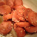 ♭Bimi♯'s cooksnap of when they made ☆魚肉ソーセージの照り焼き風☆.