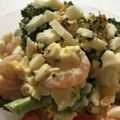 お料理ヘタ子's cooksnap of when they made ブロッコリーとエビの卵サラダ.