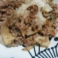 ちゅちゅちゃみ's cooksnap of when they made レンコンと豚ひき肉のシャキシャキ炒め.