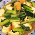 ケイタそうたmama's cooksnap of when they made ♡小松菜と厚揚げ豆腐の煮物♡.