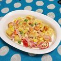 めいめい☆☆☆'s cooksnap of when they made ♬Hotサラダ´ω`トースト♬.