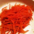 ☆むくぞう's cooksnap of when they made あっというまに■にんじんのきんぴら■.